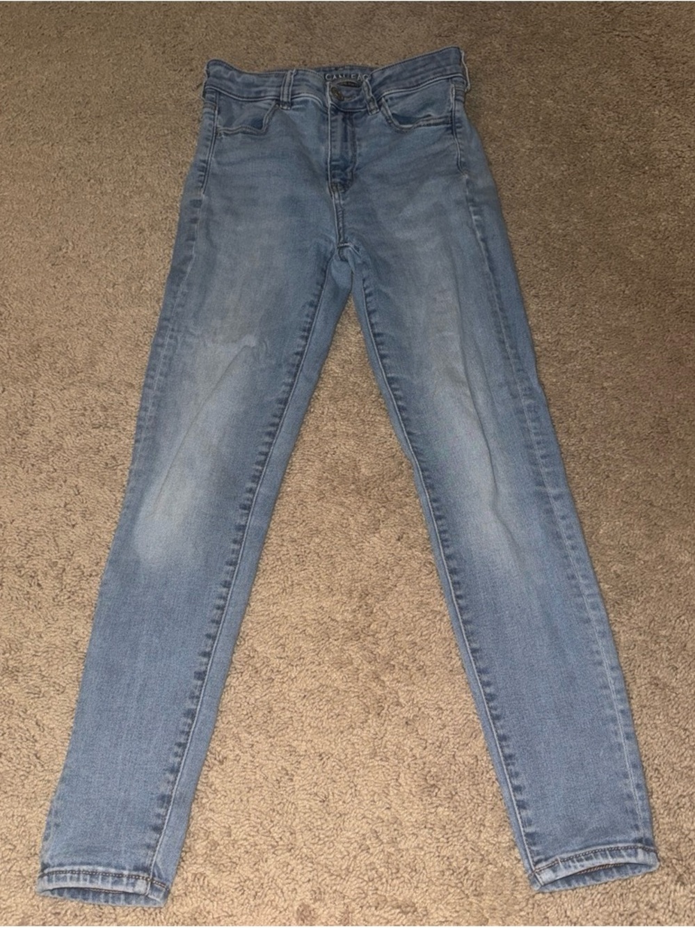 American Eagle Outfitters Light Wash Skinny Jeans
